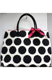 Large Quilted Tote Bag-LPDD390/BK